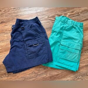 Navy and Turquoise Columbia PFG shorts Bundle of 2😎